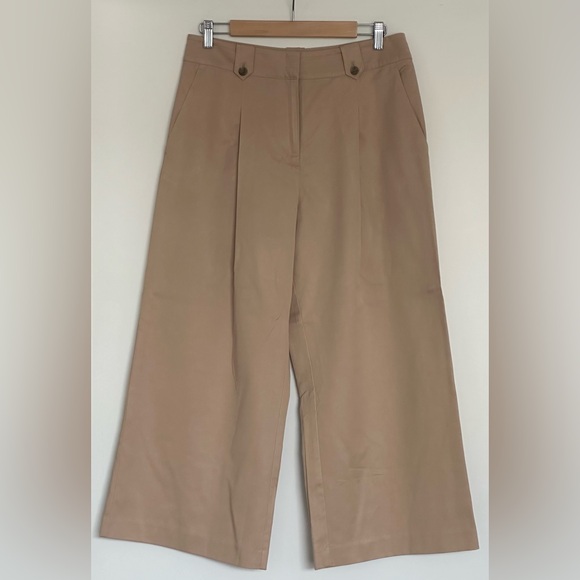 Hudson North Wide Leg Khakis with Pleats. size 10. - Picture 1 of 6